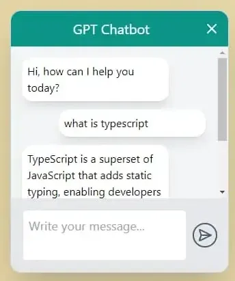 AI-Powered Chatbot ChatGPT Integration Chatbot Interface